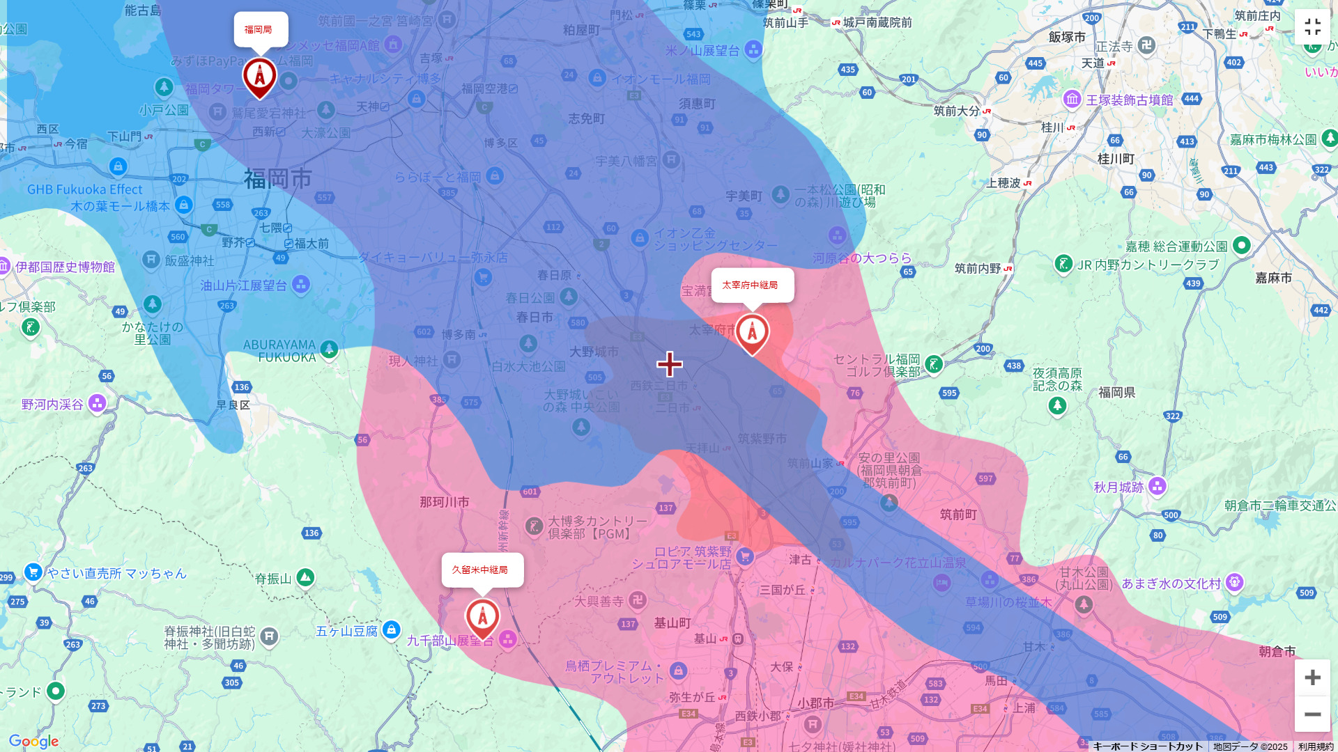 筑紫野市の電波事情